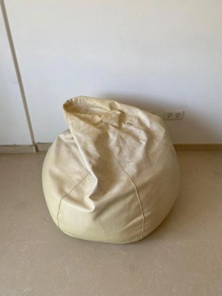 Puf beige tipo sky