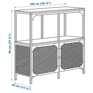 Estantería y aparador FJÄLLBO IKEA