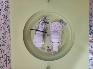 Luz de techo infantil luna y estrellas