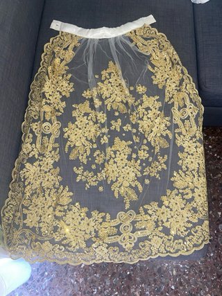 Manteleta Fallera Dorada