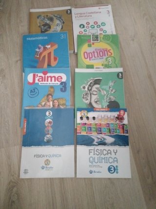 Libros de texto para 3 ESO IES Alarcos