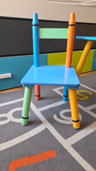 Conjunto Mesa y 2 Sillas Infantil Madera