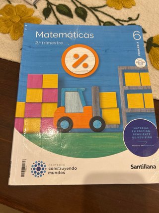 libro mates 6 primaria santillana