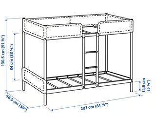 Litera Ikea Tuffing 90x200