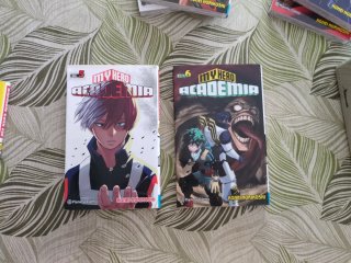 Colección de libros de My hero academia.