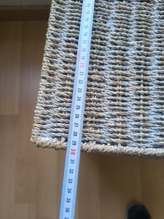 Cajonera mesita mimbre