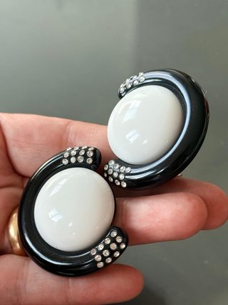Orecchini clip vintage anni '80
