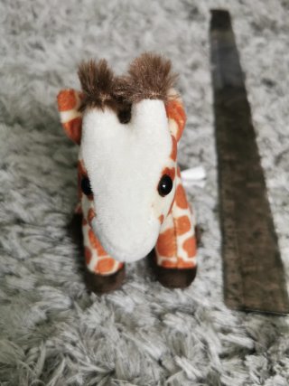 Peluche Jirafa Naranja y Marrón