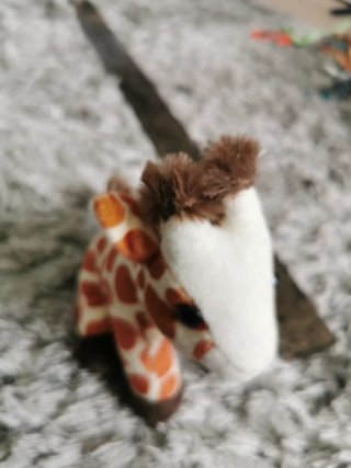 Peluche Jirafa Naranja y Marrón