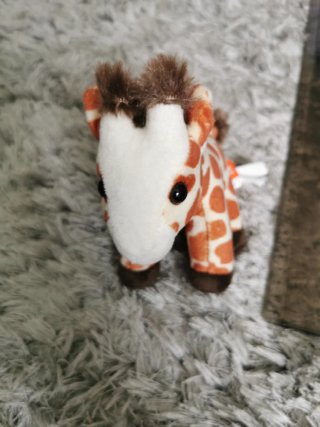 Peluche Jirafa Naranja y Marrón