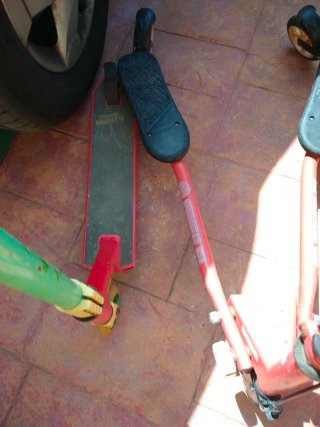 Patinete de 3 ruedas, scooter.