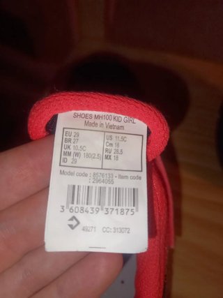 Zapatillas deportivas niña azul y rosa
