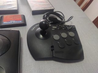 Consola Sega Mega Drive 2 Negra Completa