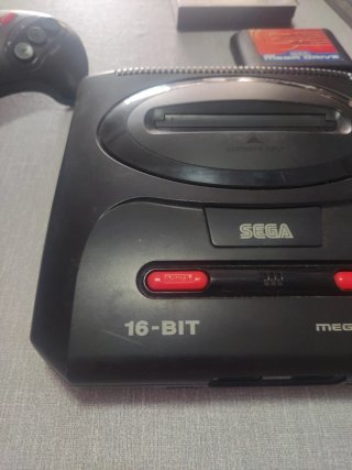 Consola Sega Mega Drive 2 Negra Completa