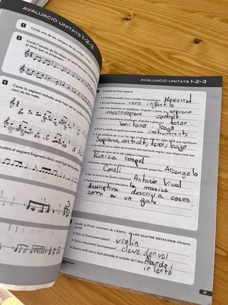 Quadern de Música 5 - Conservatori Liceu