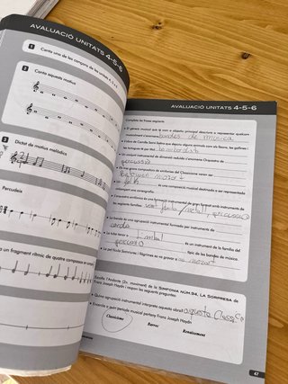 Quadern de Música 5 - Conservatori Liceu