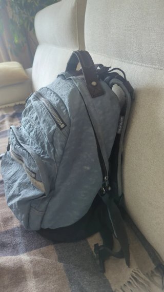Mochila Kipling Azul Gris