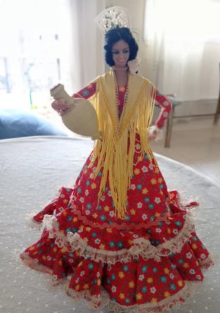 muñecos flamencos e infantiles