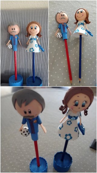 muñecos flamencos e infantiles