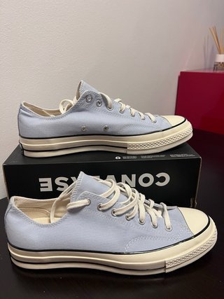 Converse Talla 46 Unisex Azul/Blanco
