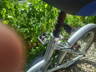 Bicicleta plegable aluminio ligera