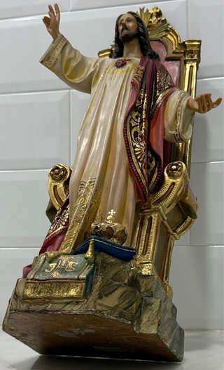 SAGRADO CORAZÓN ENTRONADO OLOT CALIDAD EXTRA ORO
