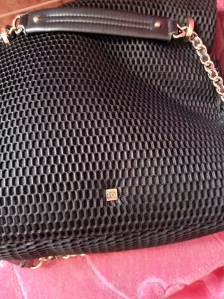 Bolso Purificación García Negro Cadena