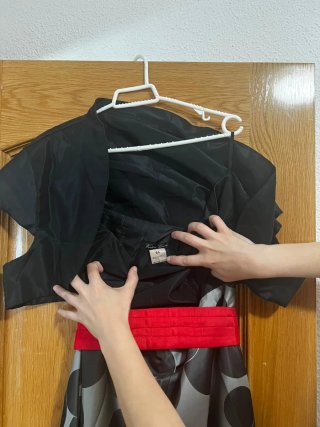 Vestido fiesta talla 54 (7XL) una puesta