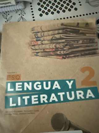 Libros de lengua 1,2,3 trimestre de 2 eso