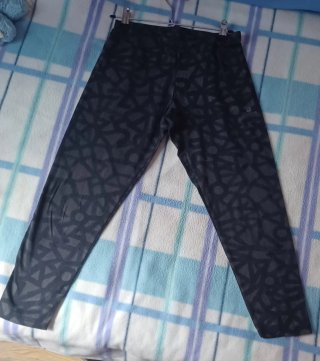 Mallas Fitness Domyos Negras/Grises Talla S