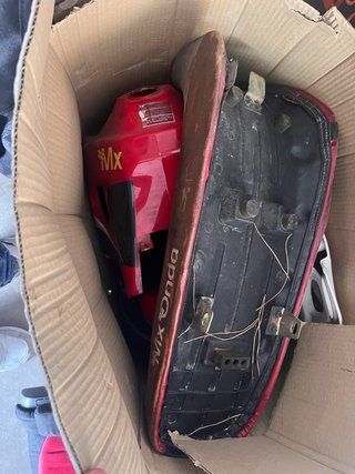 MX Onda 125cc Enduro Roja y Negra