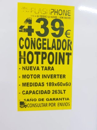 Congelador Hotpoint Blanco
