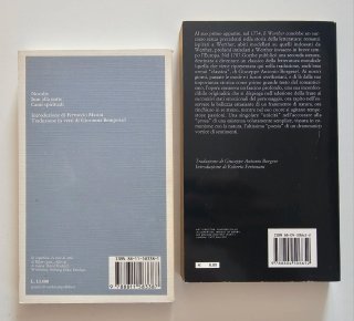 Goethe + Novalis (testo a fronte)