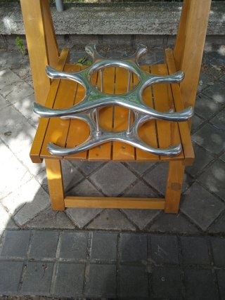 Botellero Michael Nol 70s Metal Madera