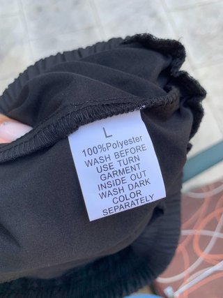 Pantalón ancho negro