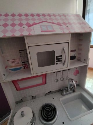 Casa de muñecas de madera 2 en 1