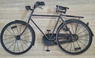 Bicicletta decorativa da parete in metallo M620