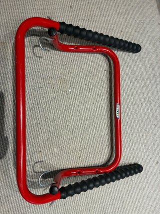 Soporte Pared Bicicleta Mottez Rojo