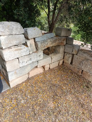 Piedras de sillería de varios tamaños