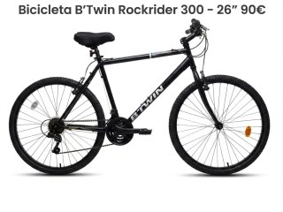 Bicicleta de montaña B'Twin Rockrider 300 – 26"