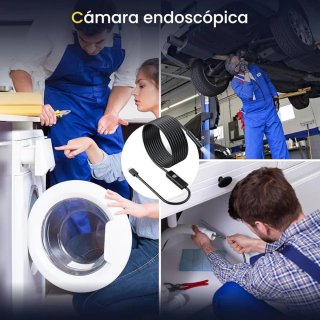 Cámara Endoscopio Maxpow USB/Tipo-C