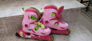 Patines ajustables rosas para niña