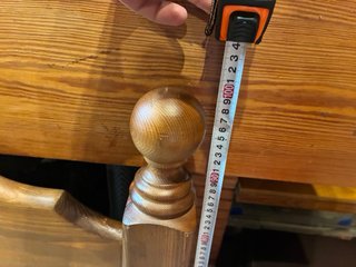 Cabecero de madera maciza clásico