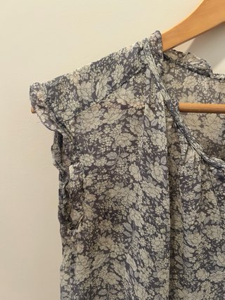 Blusa Massimo Dutti Estampado Flores