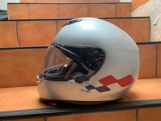 Casco Moto Shoei Raid II Plata
