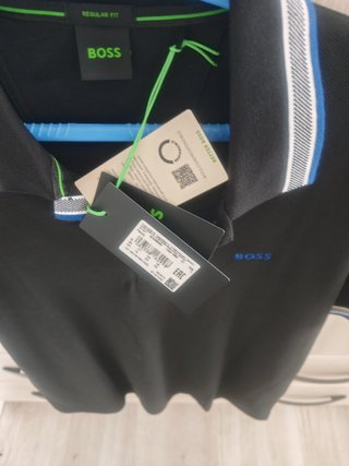 Polo BOSS Negro Original - Talla XL
