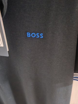 Polo BOSS Negro Original - Talla XL