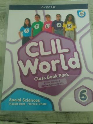 CLIL world, Social Sciences 6 Class book pack w...