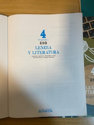Lengua y Literatura, 4 ESO, Operación mundo