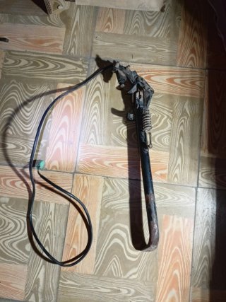 Pata de cabra Suzuki RMX con conector y pulsador